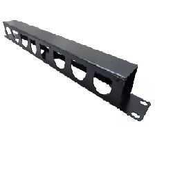 M-0330 | GUIA DE CABO HORIZONTAL 2U X 5CM PRETO