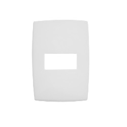 M-0311 | ESPELHO COM 1 SAÍDA HORIZONTAL 4X2 BRANCO