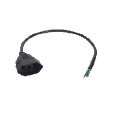 M-5088 | RABICHO CABO PP 3X0,75MM-1,50MT+FEMEA 10A PB 180