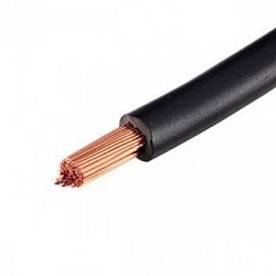 M-0576 | CABO FLEXÍVEL AFUMEX ISOLAÇÃO DE 1KV, NÃO PROPAGANTE 25MM PRETO