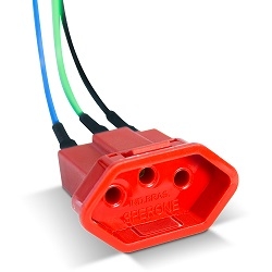 M-0509 | TOMADA 2P+T VERMELHA 10A