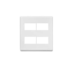 M-0314 | ESPELHO COM 4 SAÍDAS 4X4 BRANCO