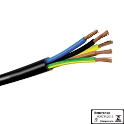 M-0894 | CABO FLEXÍVEL AFUMEX PP 1KVA 5X4,0 MM