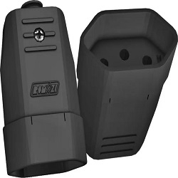 M-0393 | PLUGUE 2P+T FÊMEA 10A PRETO