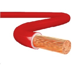 M-5025 | CABO FLEXÍVEL AFUMEX ISOLAÇÃO DE 750V, NÃO PROPAGANTE 6,0MM VERMELHO