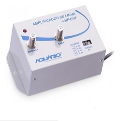 M-0719 | AMPLIFICADOR DE LINHA AQUÁRIO AL 1020 PARA ANTENA EXTERNA 20 DB
