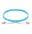 M-0219 | CORDAO DUPLEX CONECTORIZADO OM3 LC-UPC LC-UPC 2.5M LSZH ACQUA A B
