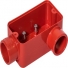 M-0810 | CONDULETE TIPO LR 2" COM ROSCA BSP PINTADO EM VERMELHO MUNSEL 5R 4/14
