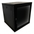 M-0411 | RACK PAREDE, TAMPA FRONTAL EM ACRÍLICO 8U X 19" X 570MM PRETO